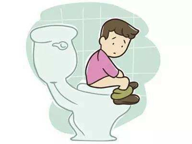 便秘是結腸癌常見的症狀漫畫 