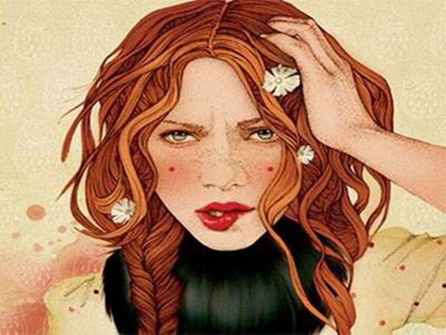 皮膚老化的漫畫圖 