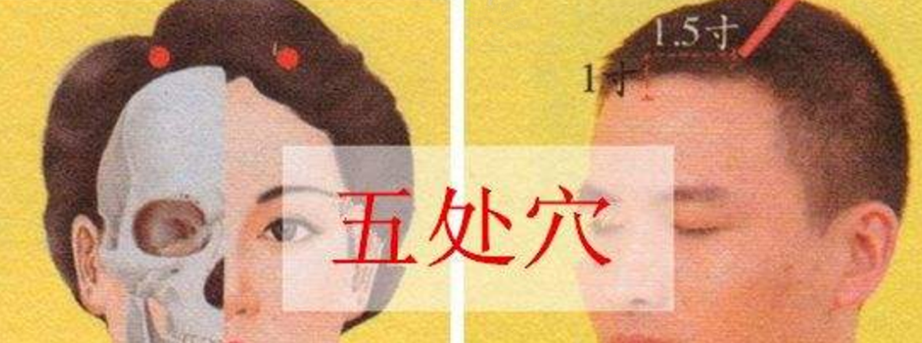 五處穴頭部穴位