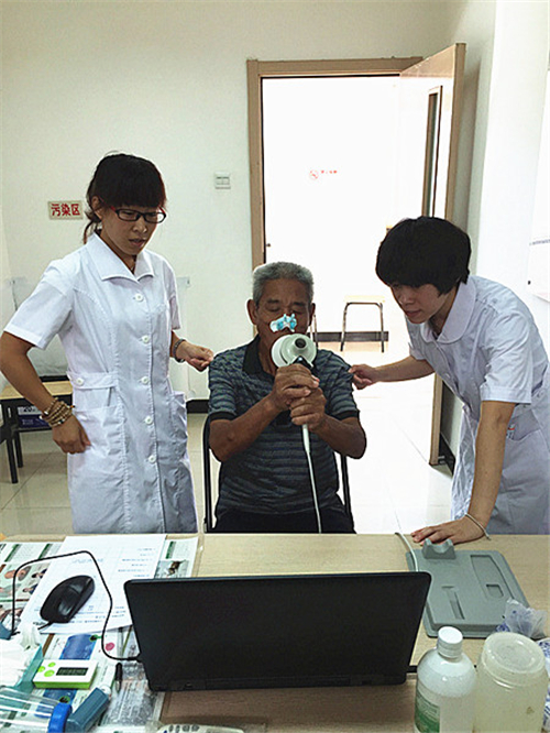 器械檢查慢性支氣管炎